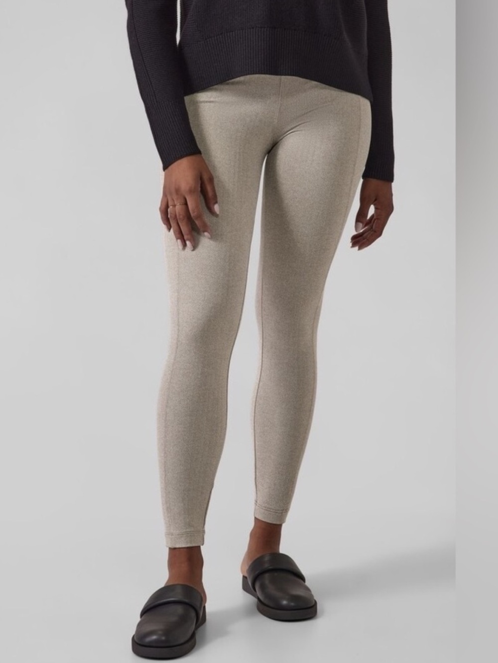 CLEARANCE Athleta Delancey Herringbone Tight Size Medium | Leggings
